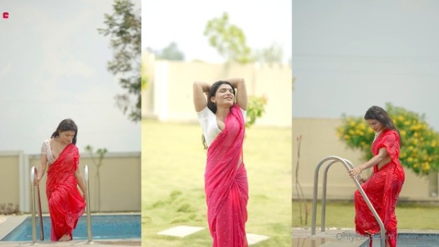 Reshmi R Nair Exclusive Saree 2024 Desi Hindi Hot Video