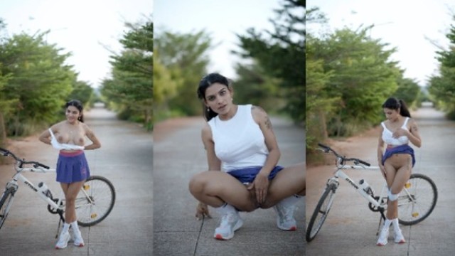 Reshmi R Nair - Bicycle Shoot 2024 Desi Hindi Hot Video